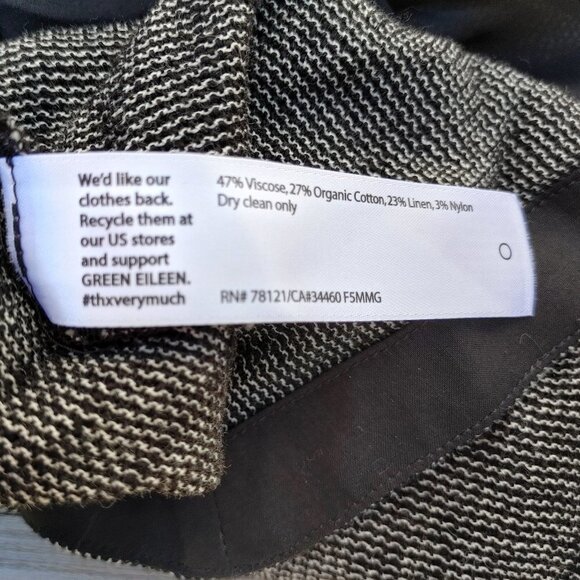 Eileen Fisher Jewel Neck 100% Silk Slip Dress Mesh Cotton Size Small BNWT - Picture 6 of 13